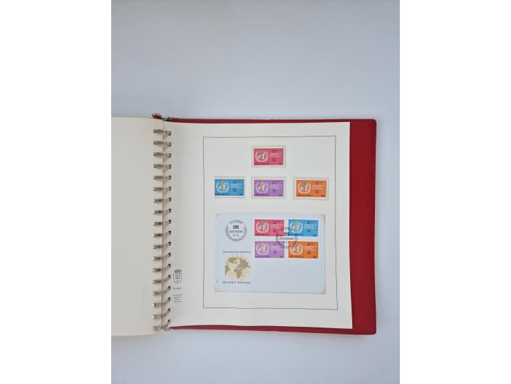 1850/1990, meist gestempelte und teils postfrische Sammlung ab Strubel und Helvetia, dabei u.a. Bl. 2 gestempelt, Bl. 5 postf