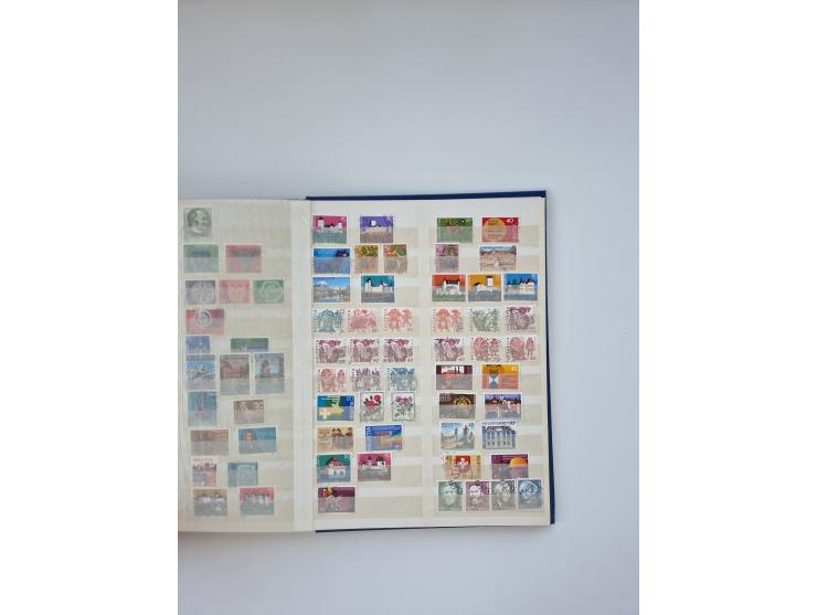 1850/1990, meist gestempelte und teils postfrische Sammlung ab Strubel und Helvetia, dabei u.a. Bl. 2 gestempelt, Bl. 5 postf