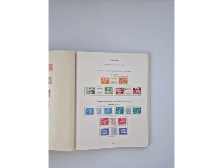 1850/1990, meist gestempelte und teils postfrische Sammlung ab Strubel und Helvetia, dabei u.a. Bl. 2 gestempelt, Bl. 5 postf