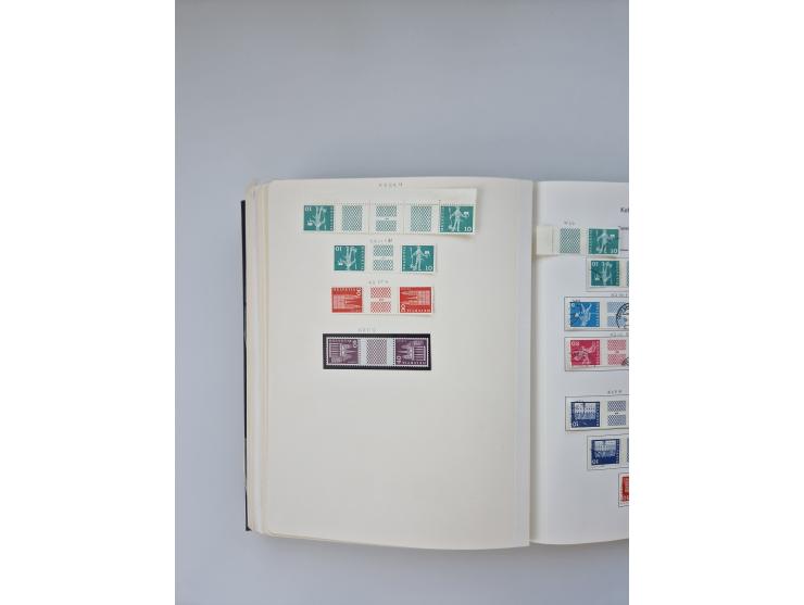 1850/1990, meist gestempelte und teils postfrische Sammlung ab Strubel und Helvetia, dabei u.a. Bl. 2 gestempelt, Bl. 5 postf