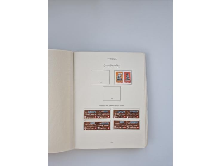 1850/1990, meist gestempelte und teils postfrische Sammlung ab Strubel und Helvetia, dabei u.a. Bl. 2 gestempelt, Bl. 5 postf