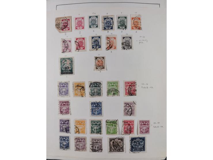 1918/1954, used and unused collections Estonia incl. e.g. Mi.-Nr. 29AUw (2), 164x MNH, Latvia, Lithuania incl. Mi.-Nr. 141F u