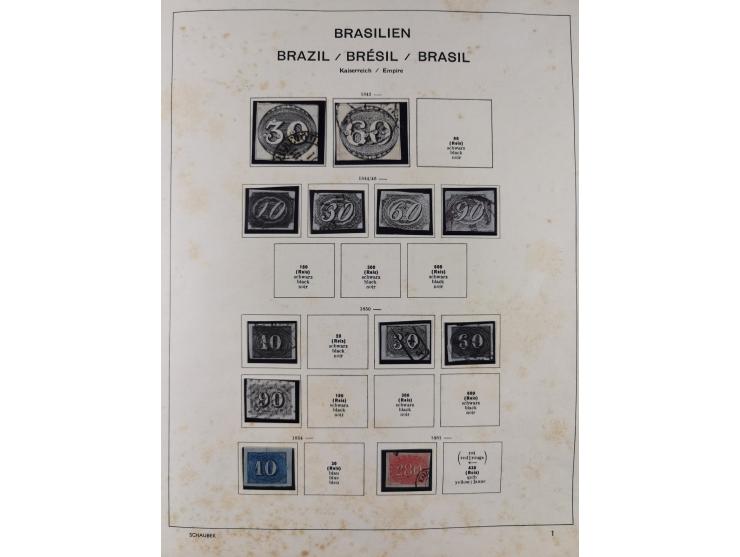 1850/95, used collection, incl. early values, from 1950 in the main catalogue numbers apparently complete incl. all souvenir 