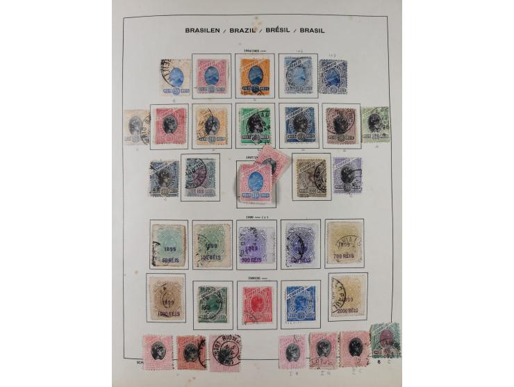 1850/95, used collection, incl. early values, from 1950 in the main catalogue numbers apparently complete incl. all souvenir 