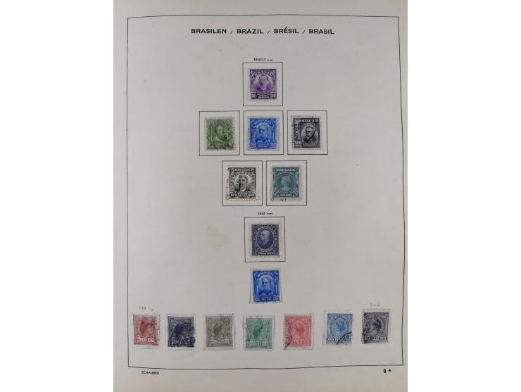 1850/95, used collection, incl. early values, from 1950 in the main catalogue numbers apparently complete incl. all souvenir 