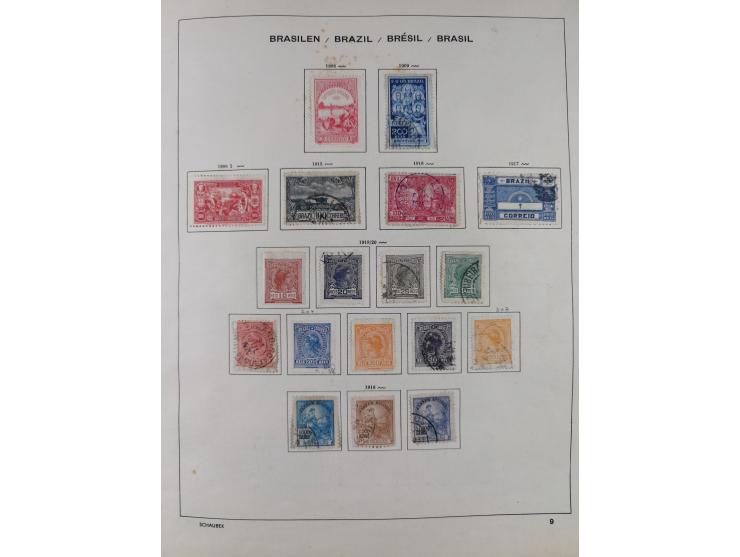 1850/95, used collection, incl. early values, from 1950 in the main catalogue numbers apparently complete incl. all souvenir 