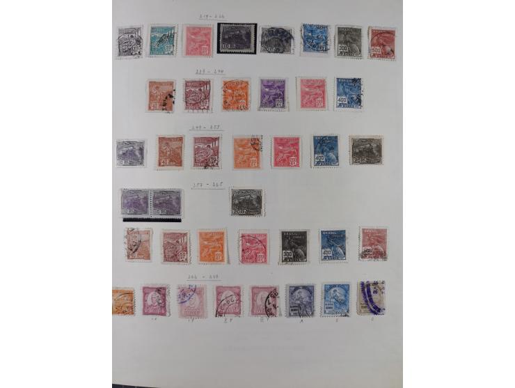 1850/95, used collection, incl. early values, from 1950 in the main catalogue numbers apparently complete incl. all souvenir 