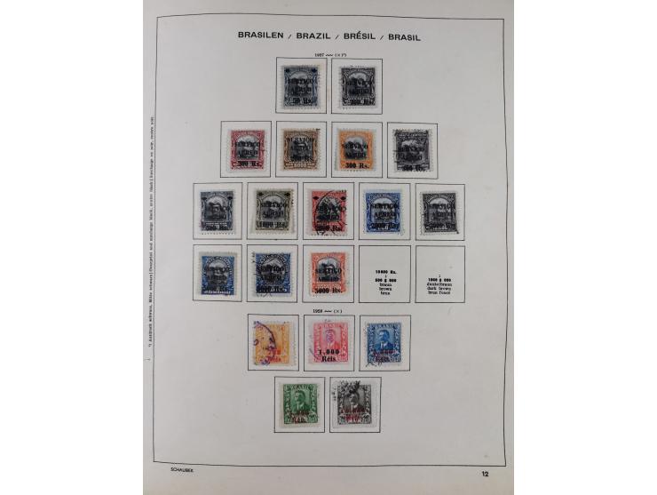 1850/95, used collection, incl. early values, from 1950 in the main catalogue numbers apparently complete incl. all souvenir 