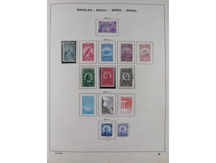 1850/95, used collection, incl. early values, from 1950 in the main catalogue numbers apparently complete incl. all souvenir 