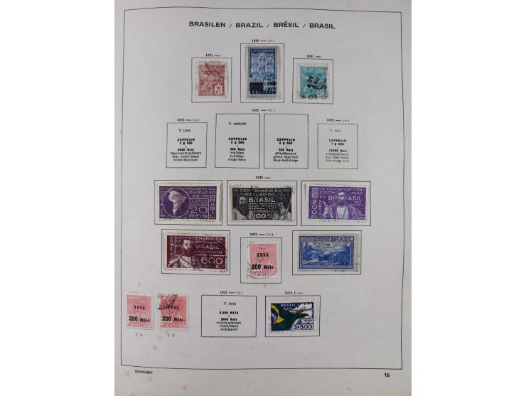 1850/95, used collection, incl. early values, from 1950 in the main catalogue numbers apparently complete incl. all souvenir 