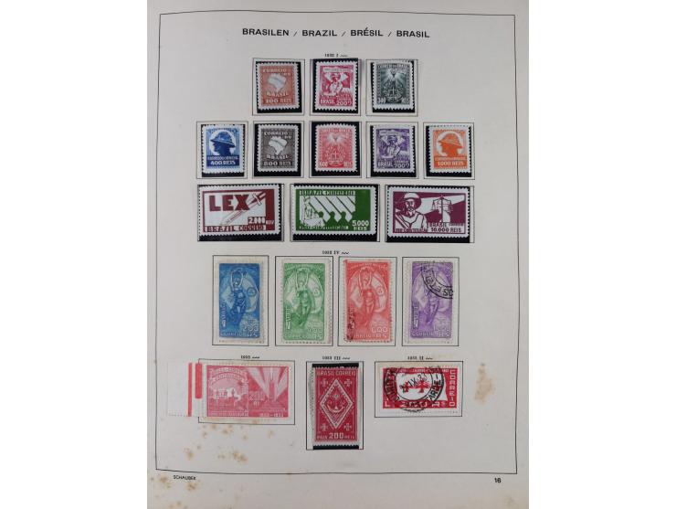 1850/95, used collection, incl. early values, from 1950 in the main catalogue numbers apparently complete incl. all souvenir 