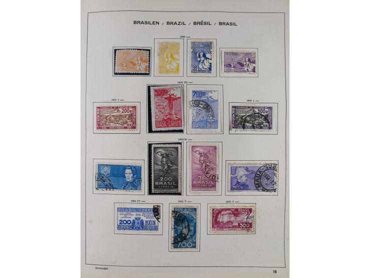 1850/95, used collection, incl. early values, from 1950 in the main catalogue numbers apparently complete incl. all souvenir 