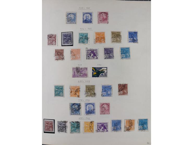 1850/95, used collection, incl. early values, from 1950 in the main catalogue numbers apparently complete incl. all souvenir 