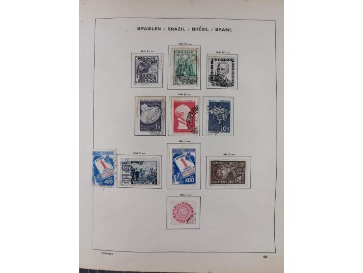 1850/95, used collection, incl. early values, from 1950 in the main catalogue numbers apparently complete incl. all souvenir 