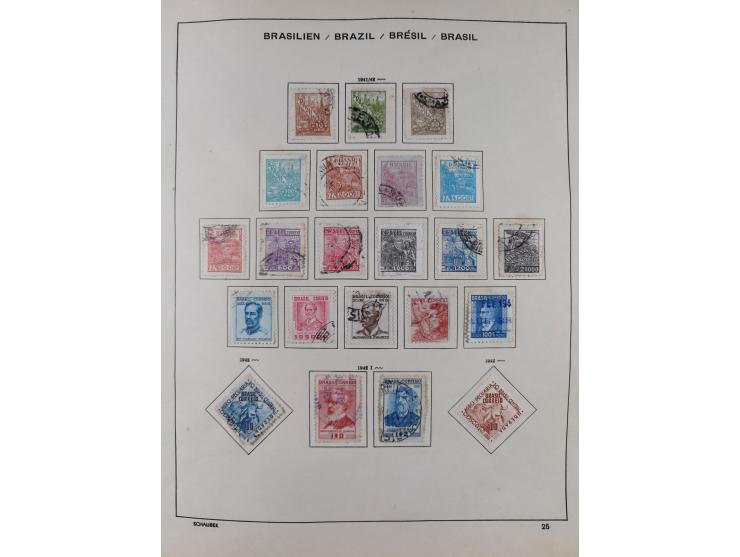 1850/95, used collection, incl. early values, from 1950 in the main catalogue numbers apparently complete incl. all souvenir 