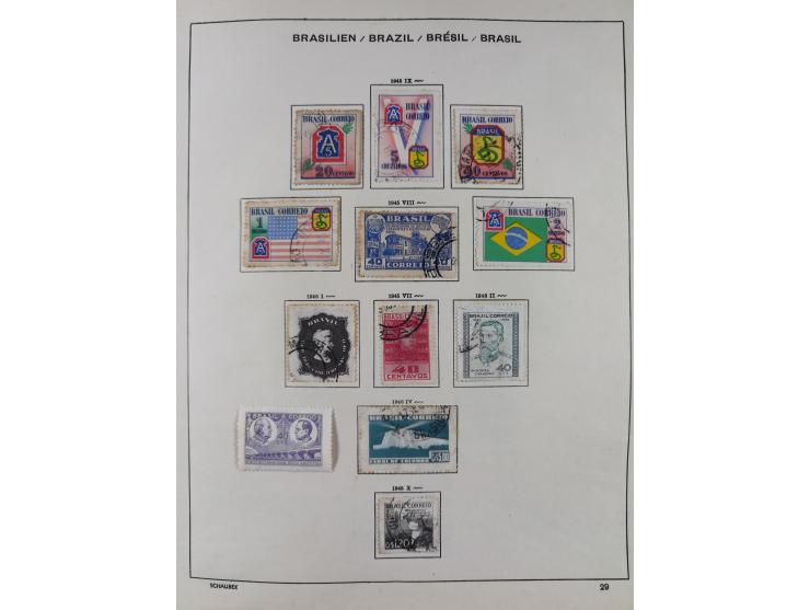 1850/95, used collection, incl. early values, from 1950 in the main catalogue numbers apparently complete incl. all souvenir 