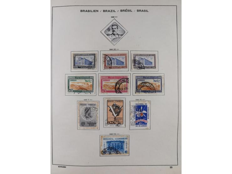 1850/95, used collection, incl. early values, from 1950 in the main catalogue numbers apparently complete incl. all souvenir 