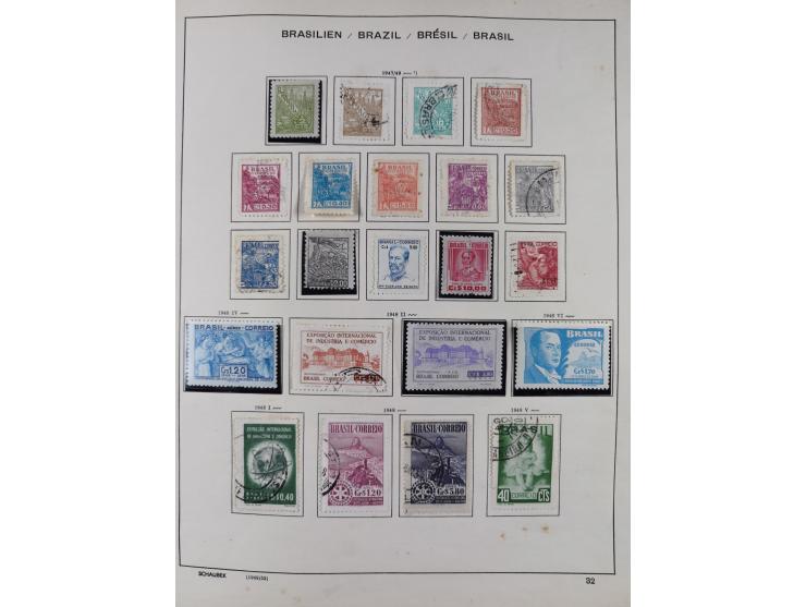 1850/95, used collection, incl. early values, from 1950 in the main catalogue numbers apparently complete incl. all souvenir 
