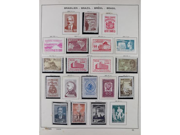 1850/95, used collection, incl. early values, from 1950 in the main catalogue numbers apparently complete incl. all souvenir 