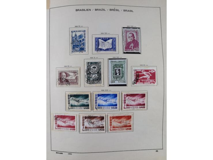 1850/95, used collection, incl. early values, from 1950 in the main catalogue numbers apparently complete incl. all souvenir 