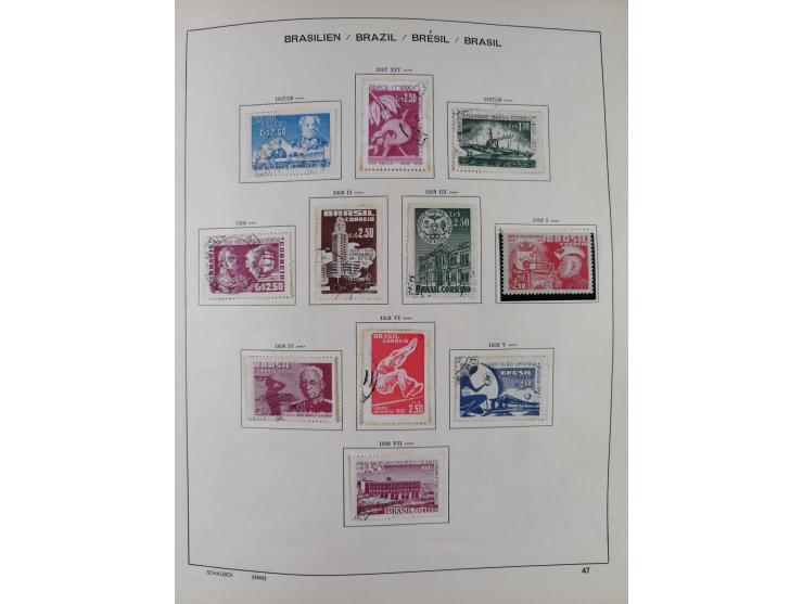 1850/95, used collection, incl. early values, from 1950 in the main catalogue numbers apparently complete incl. all souvenir 