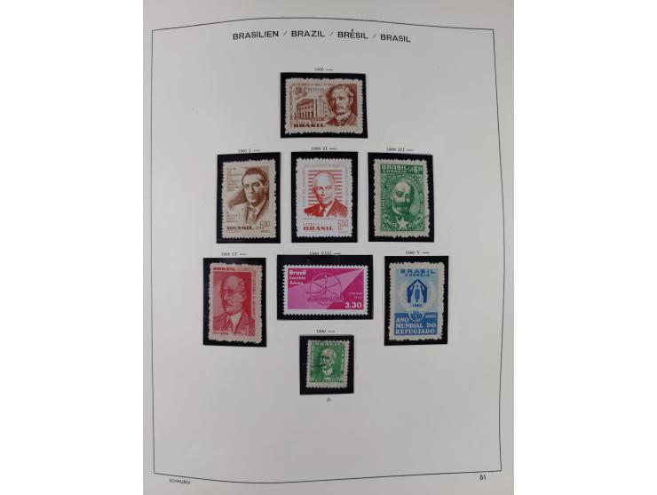 1850/95, used collection, incl. early values, from 1950 in the main catalogue numbers apparently complete incl. all souvenir 