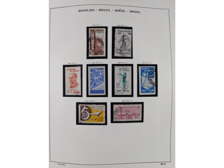 1850/95, used collection, incl. early values, from 1950 in the main catalogue numbers apparently complete incl. all souvenir 