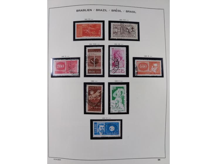 1850/95, used collection, incl. early values, from 1950 in the main catalogue numbers apparently complete incl. all souvenir 