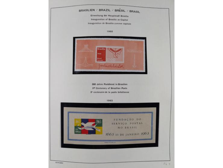 1850/95, used collection, incl. early values, from 1950 in the main catalogue numbers apparently complete incl. all souvenir 