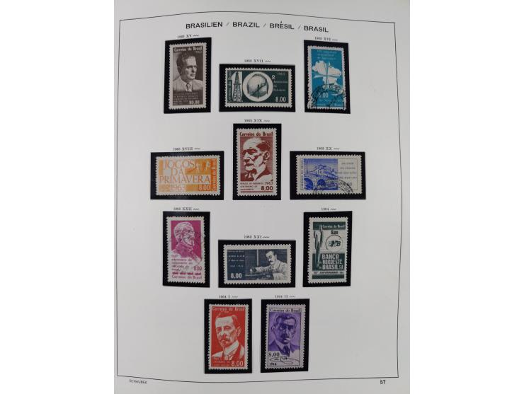 1850/95, used collection, incl. early values, from 1950 in the main catalogue numbers apparently complete incl. all souvenir 