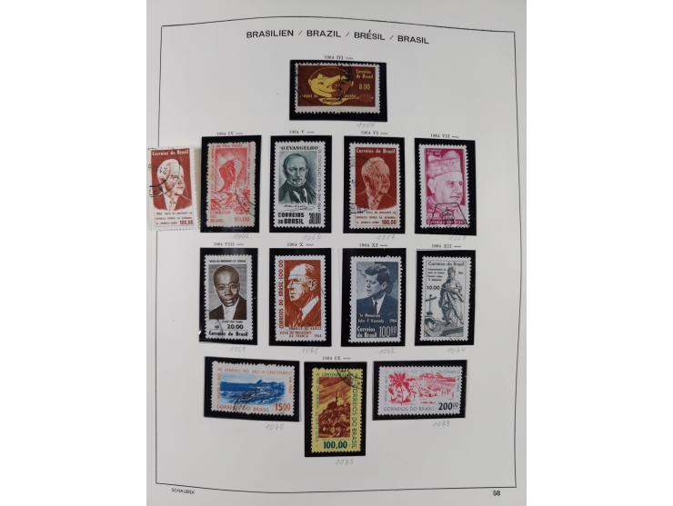 1850/95, used collection, incl. early values, from 1950 in the main catalogue numbers apparently complete incl. all souvenir 