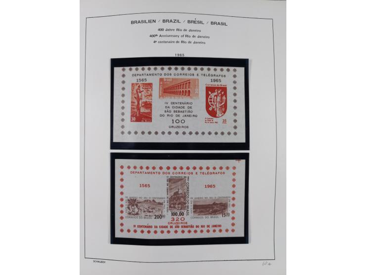 1850/95, used collection, incl. early values, from 1950 in the main catalogue numbers apparently complete incl. all souvenir 