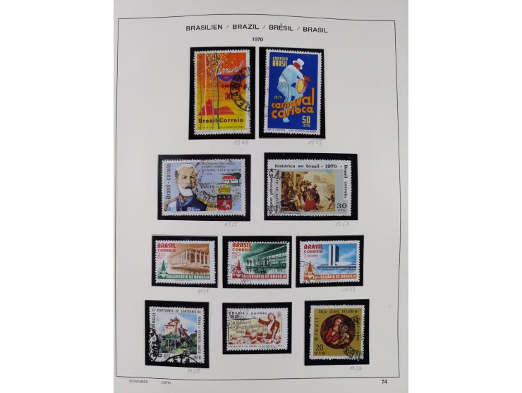 1850/95, used collection, incl. early values, from 1950 in the main catalogue numbers apparently complete incl. all souvenir 