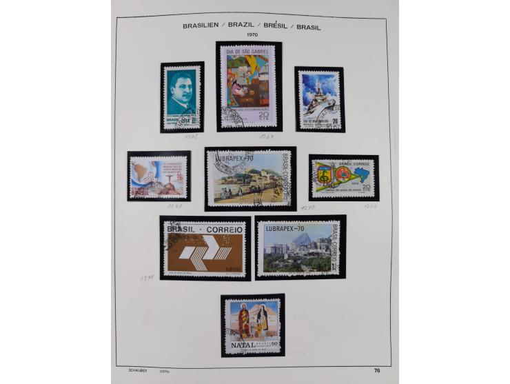 1850/95, used collection, incl. early values, from 1950 in the main catalogue numbers apparently complete incl. all souvenir 