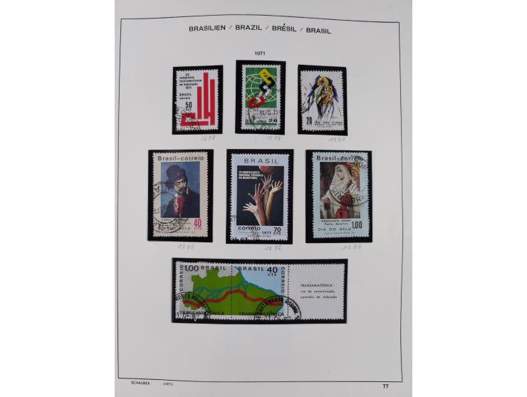 1850/95, used collection, incl. early values, from 1950 in the main catalogue numbers apparently complete incl. all souvenir 