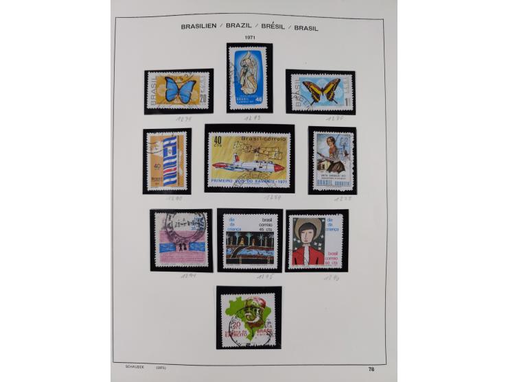 1850/95, used collection, incl. early values, from 1950 in the main catalogue numbers apparently complete incl. all souvenir 