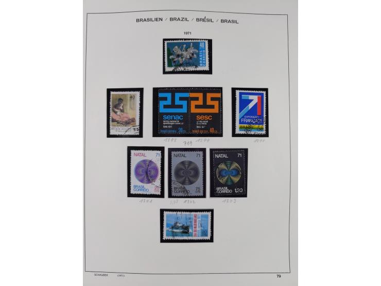 1850/95, used collection, incl. early values, from 1950 in the main catalogue numbers apparently complete incl. all souvenir 