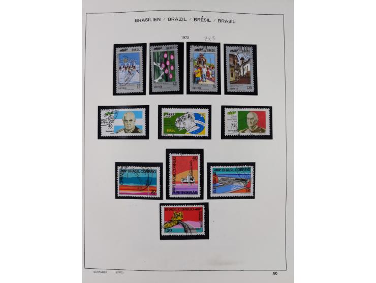 1850/95, used collection, incl. early values, from 1950 in the main catalogue numbers apparently complete incl. all souvenir 