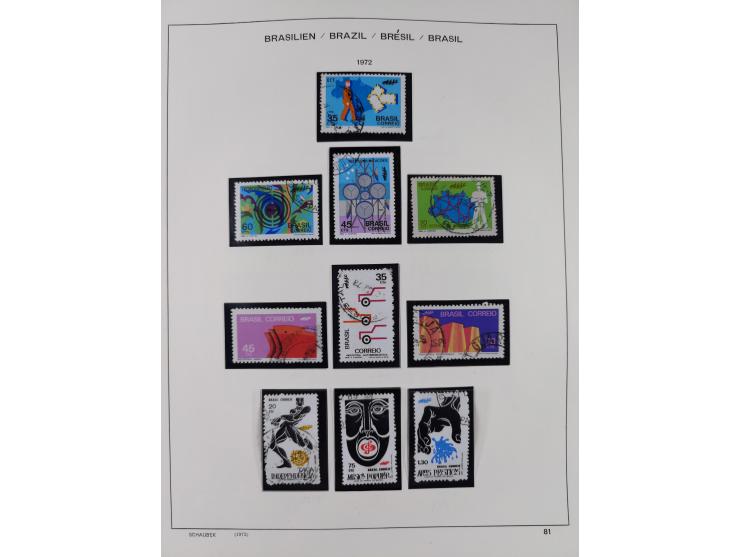 1850/95, used collection, incl. early values, from 1950 in the main catalogue numbers apparently complete incl. all souvenir 