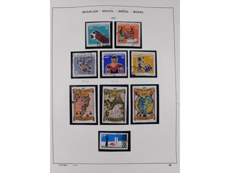 1850/95, used collection, incl. early values, from 1950 in the main catalogue numbers apparently complete incl. all souvenir 