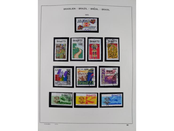 1850/95, used collection, incl. early values, from 1950 in the main catalogue numbers apparently complete incl. all souvenir 