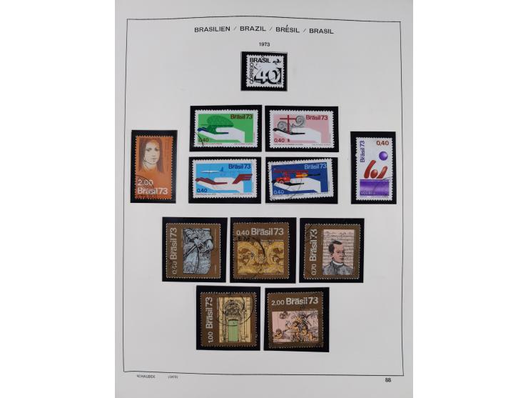 1850/95, used collection, incl. early values, from 1950 in the main catalogue numbers apparently complete incl. all souvenir 