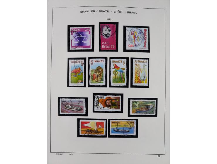 1850/95, used collection, incl. early values, from 1950 in the main catalogue numbers apparently complete incl. all souvenir 