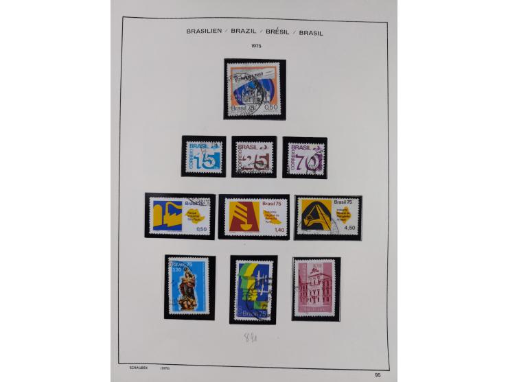 1850/95, used collection, incl. early values, from 1950 in the main catalogue numbers apparently complete incl. all souvenir 