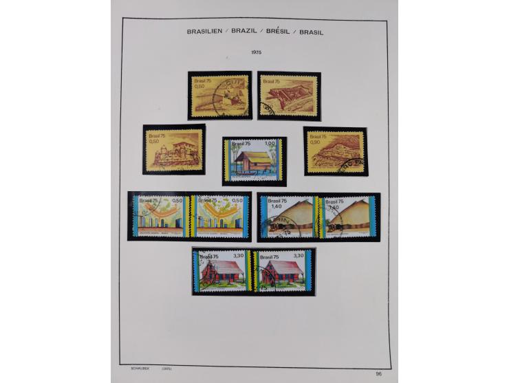 1850/95, used collection, incl. early values, from 1950 in the main catalogue numbers apparently complete incl. all souvenir 