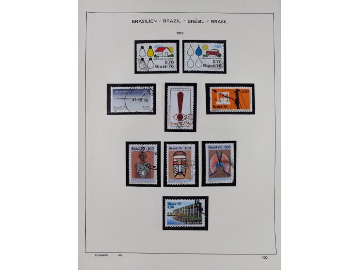 1850/95, used collection, incl. early values, from 1950 in the main catalogue numbers apparently complete incl. all souvenir 