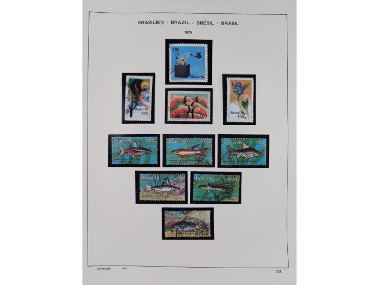 1850/95, used collection, incl. early values, from 1950 in the main catalogue numbers apparently complete incl. all souvenir 