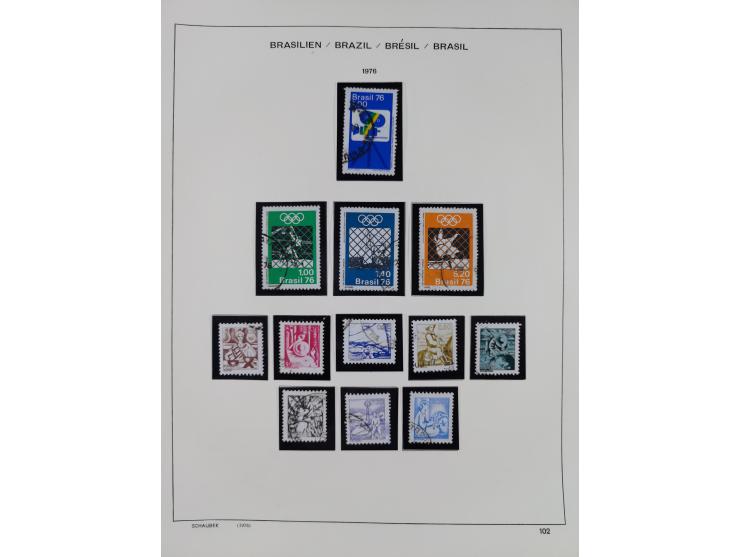 1850/95, used collection, incl. early values, from 1950 in the main catalogue numbers apparently complete incl. all souvenir 