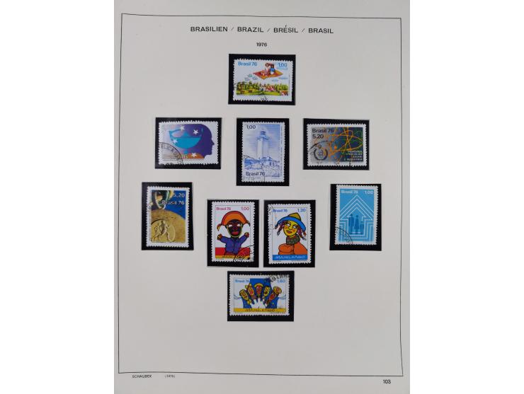 1850/95, used collection, incl. early values, from 1950 in the main catalogue numbers apparently complete incl. all souvenir 