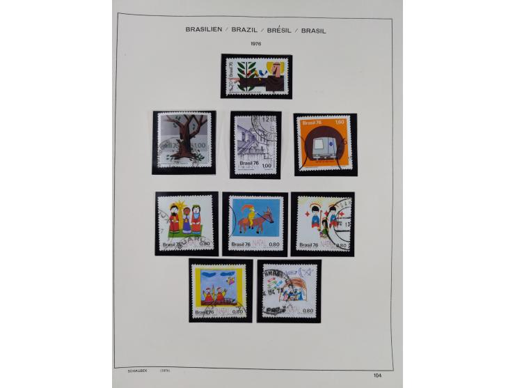 1850/95, used collection, incl. early values, from 1950 in the main catalogue numbers apparently complete incl. all souvenir 